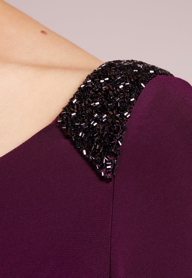 open lace back dress Portia & Scarlett PS108X Purple Sequin Cocktail Dress  Formalwear Outlet