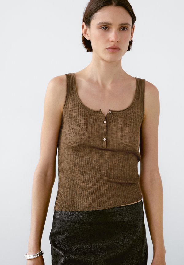 STRAPPY IN OPENWORK - Top2