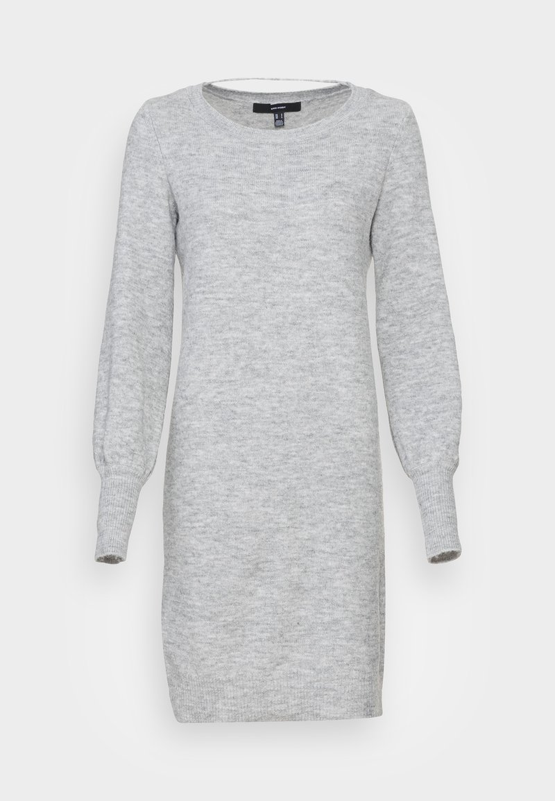 Damen Freizeitkleider | Vero Moda Strickkleid light grey melange/hellgrau-meliert - NB03930 Damen Freizeitkleider | Vero Moda Strickkleid light grey melange/hellgrau-meliert - NB03930