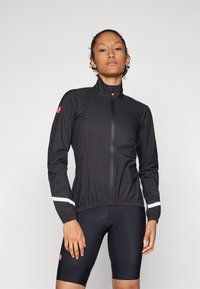 Castelli - EMERGENCY RAIN JACKET - Vandeniui atspari striukė - light black Miniatiūros vaizdas 1