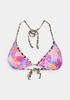 TRIANGLE - Bikini felső - rosé print
