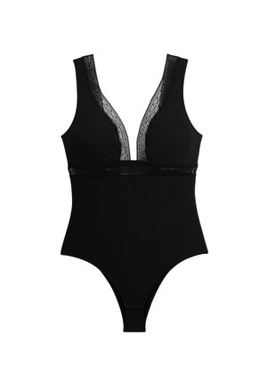Variance, BODY DÉCOLLETÉ PLONGEANT JADE - Body - noir