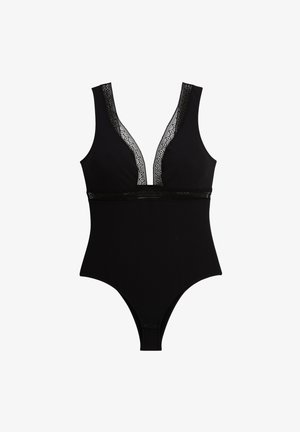 Variance, BODY DÉCOLLETÉ PLONGEANT JADE - Body - noir