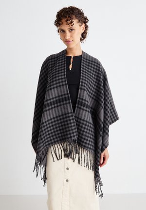 ONLVIOLET  - Cape - magnet checks:black