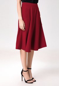 Smart and Joy LISSE - Jupe trapèze - rouge