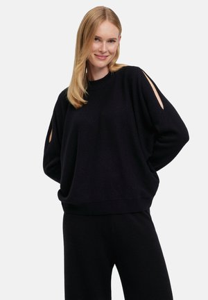 FALKE Strickpullover - black