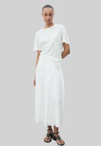 Mango SHORT SLEEVED - Tricou basic - off-white