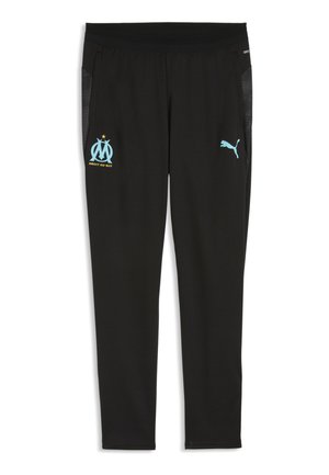 OLYMPIQUE MARSEILLE TRAINING POCKETS - Pantaloni sportivi - black-team aqua
