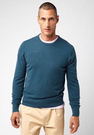 ROUND NECK - Pullover - azur