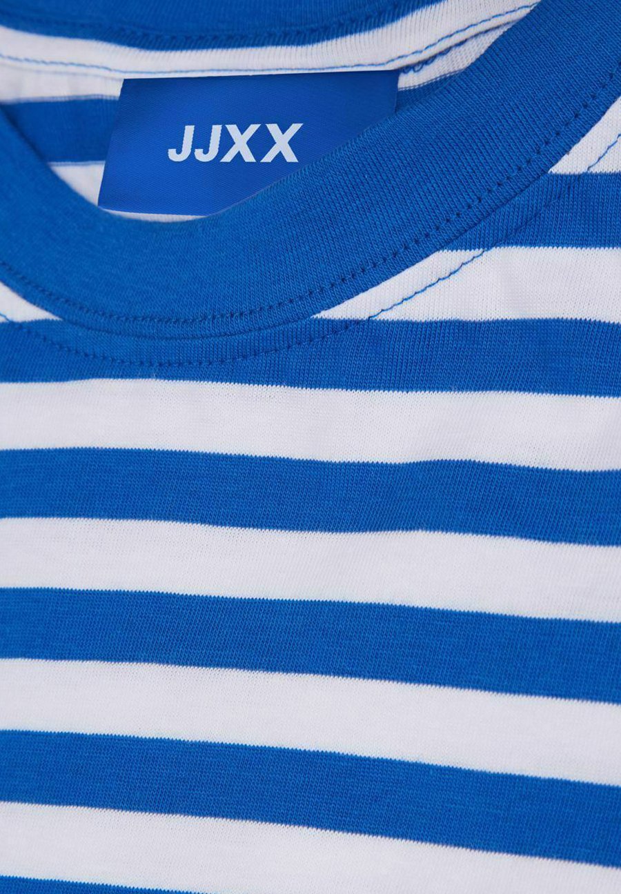 light blue off white