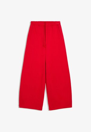 Bershka, PLUSH PARACHUTE - TROUSERS - Pantalon de survêtement - red