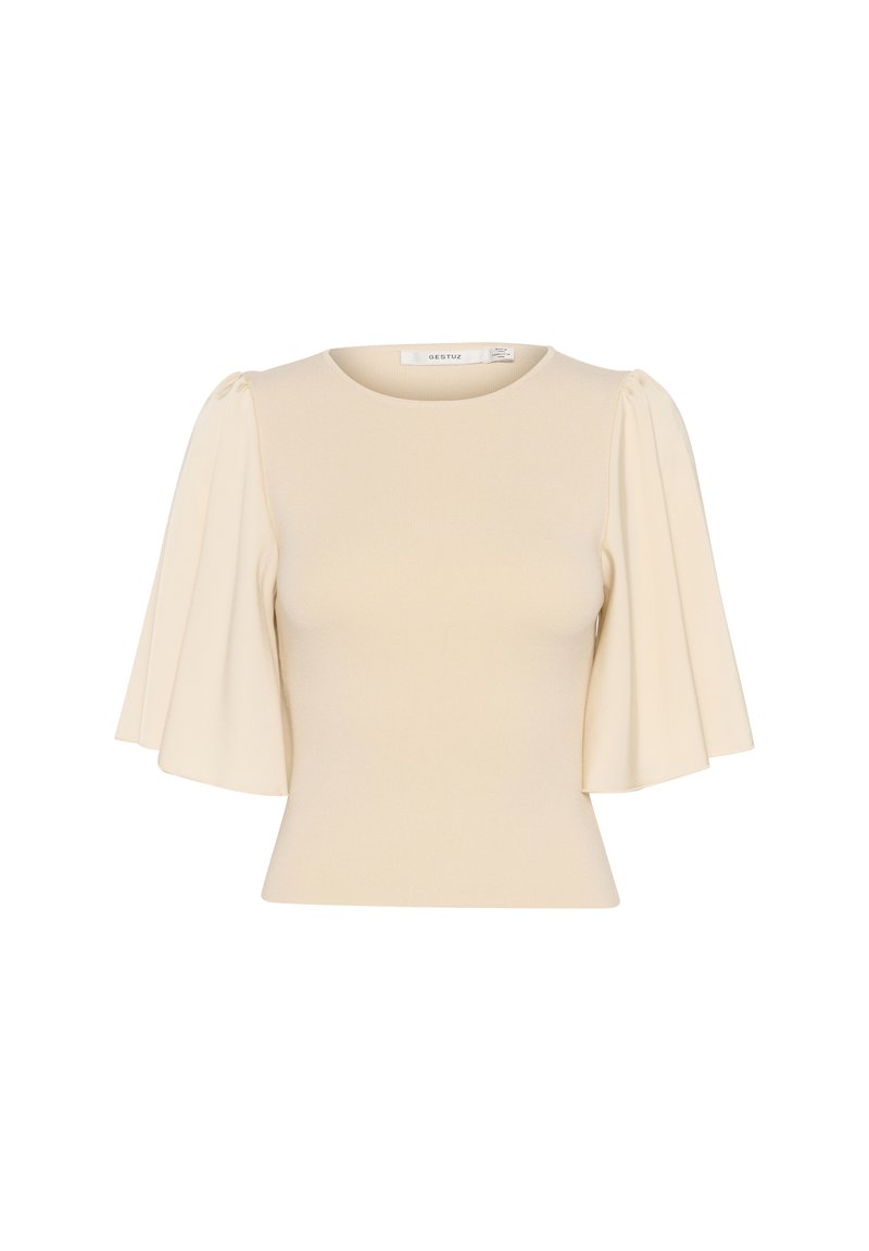 Gestuz T-shirt print crème Gestuz T-shirt print crème