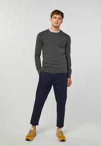 WE Fashion THE COMFORT - Stickad tröja - dark grey