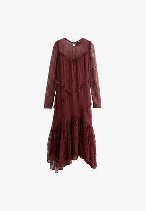 Rockett St George, LACE MIDI DRESS - Koktailové šaty/večierkové šaty - burgundy red