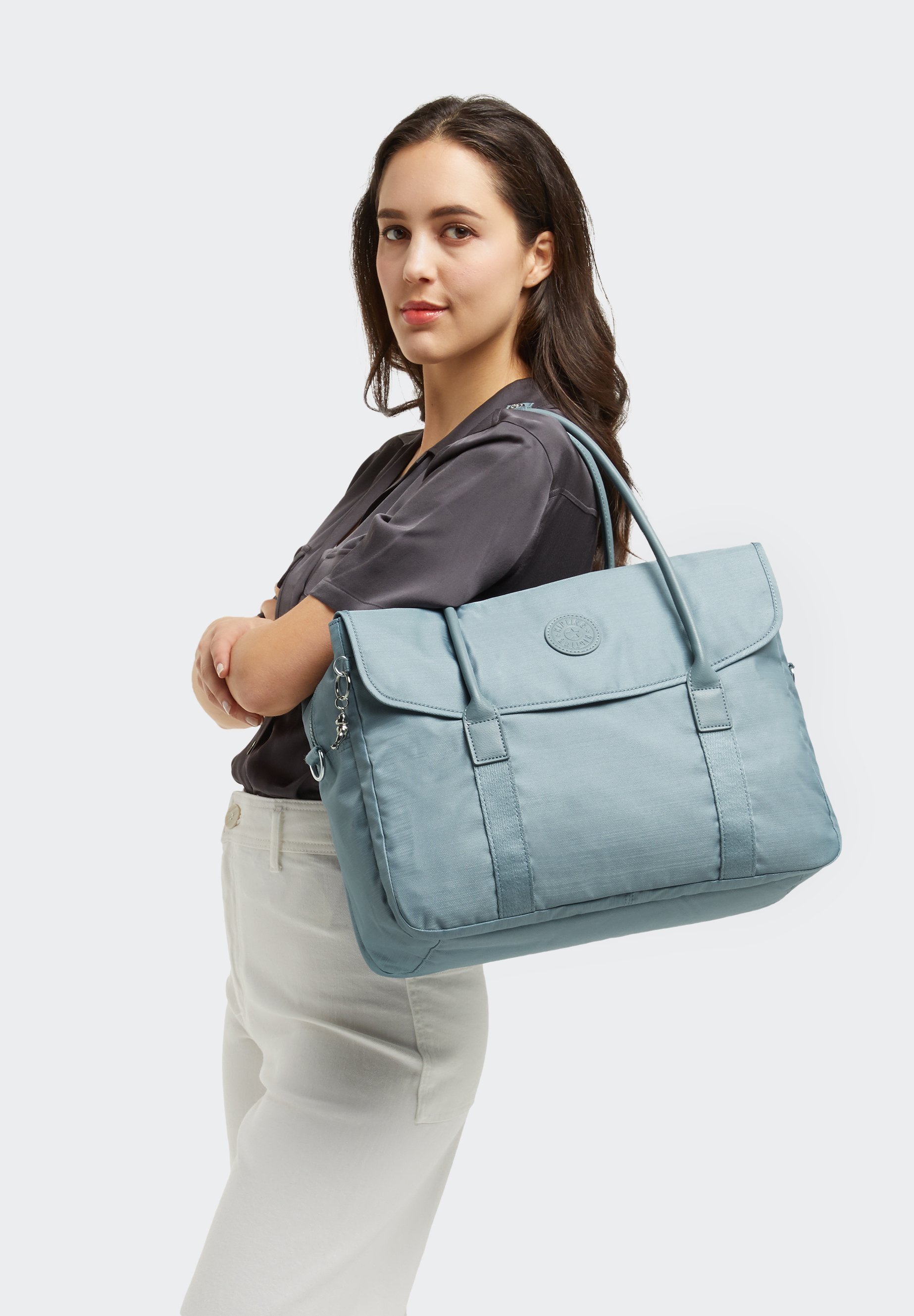 Kipling Bolso de mano - sea gloss/azul claro - Zalando.es