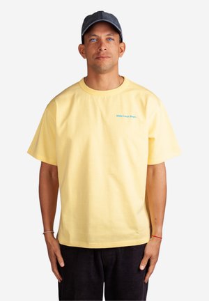 LAZY DAYS - T-shirt med print - hellgelb