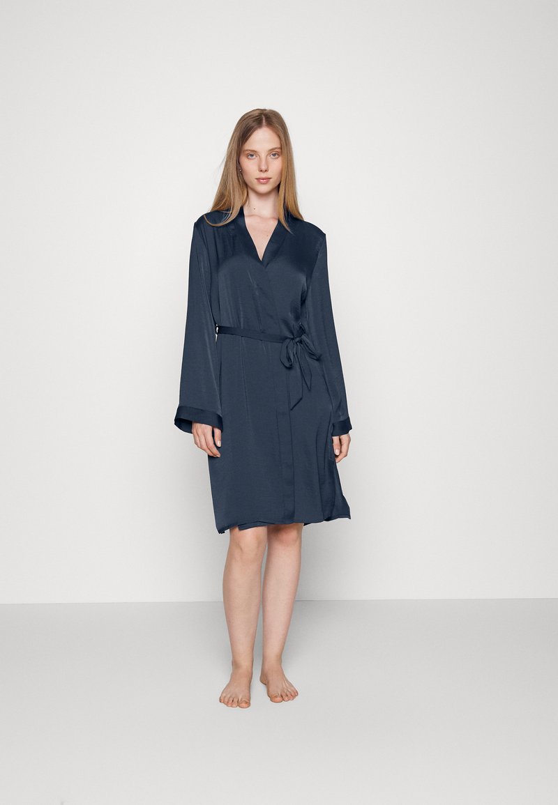 Anna Field Dressing gown dark blue Zalando.co.uk