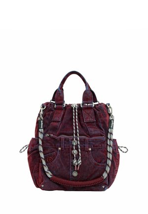 Desigual, MEDIUM EMBROIDERED BACKPACK - Sac à dos - red