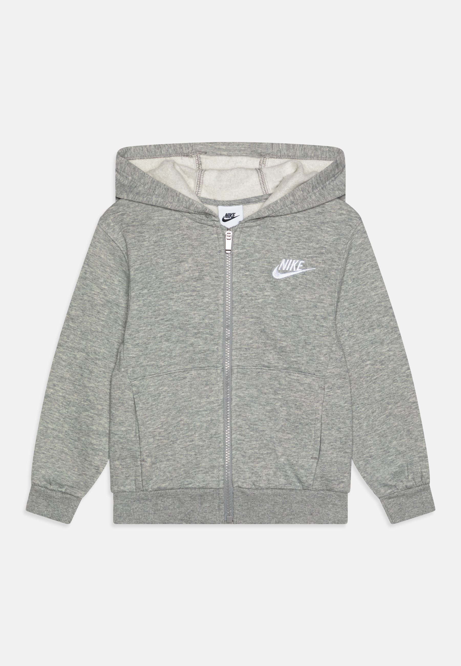 Nike Sportswear CLUB UNISEX Sweatjacke dark grey heather/grau