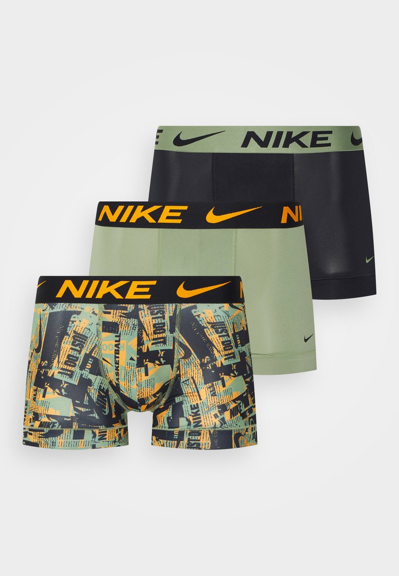 Nike Underwear ESSENTIAL TRUNK 3 PACK Panties black/oil green/mehrfarbig Zalando.de