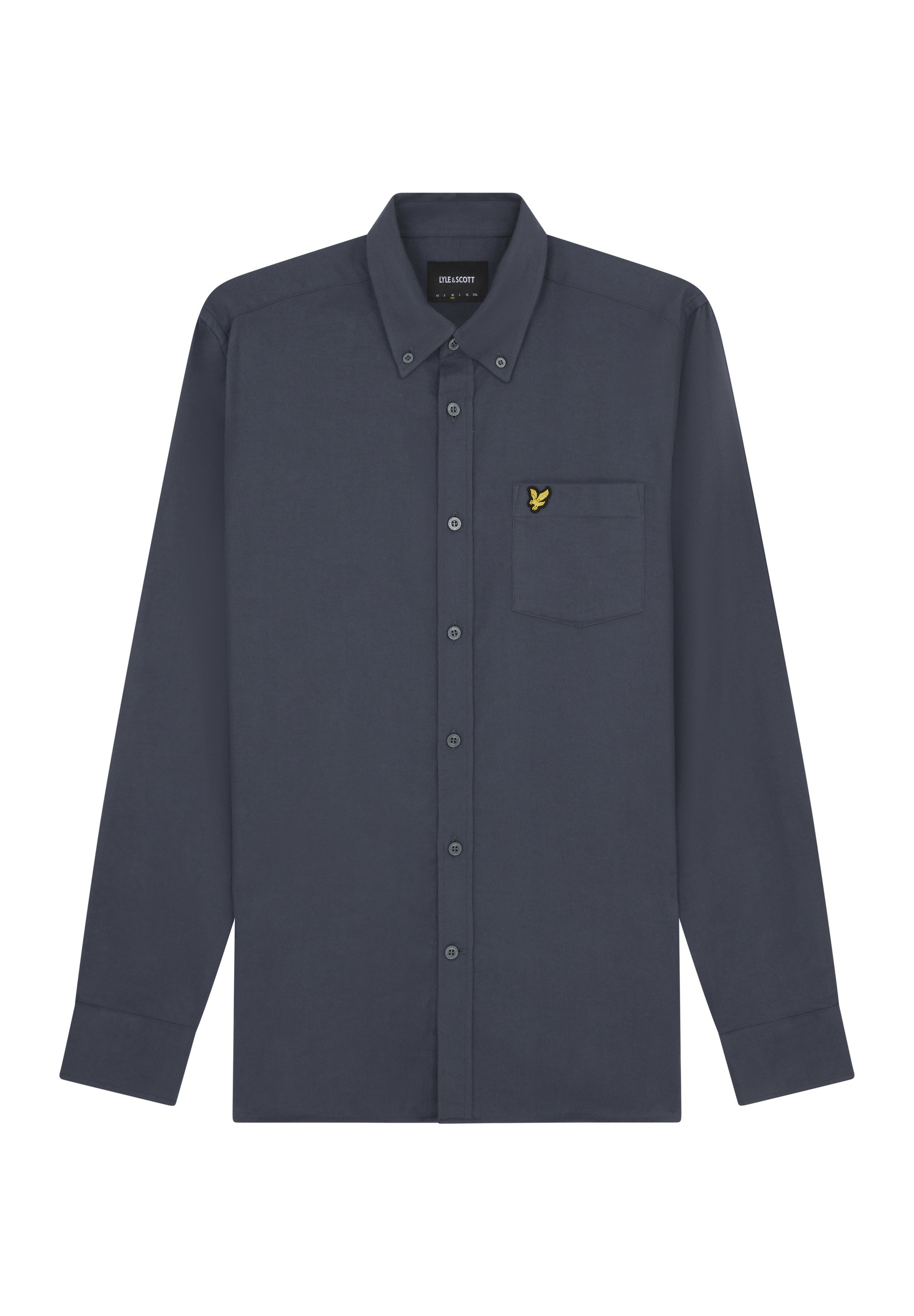 Lyle Scott PLAIN Shirt gunmetal/anthracite