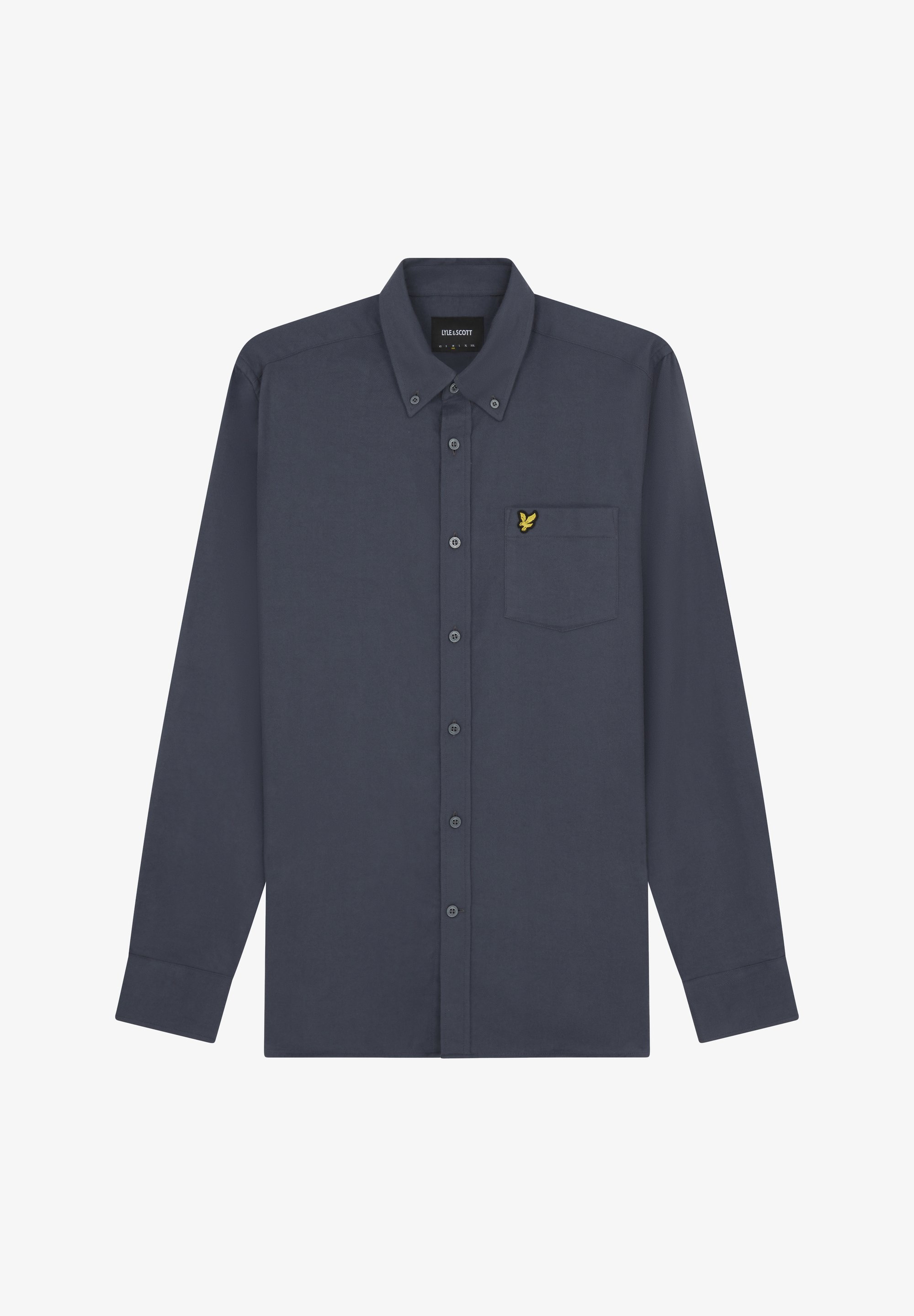 Lyle Scott PLAIN Shirt gunmetal/anthracite