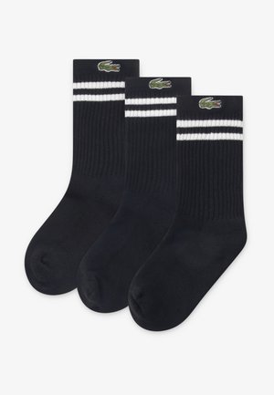 VARSITY CREW UNISEX 3 PACK - Ponožky - noir