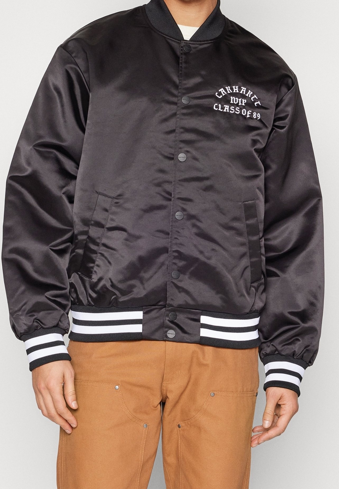 Carhartt WIP Bomber Jacket - black - (Pre-owned) - Zalando.ie