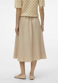 Vero Moda VMMELANEY BUTTON CALF - A-Linien-Rock - overcast
