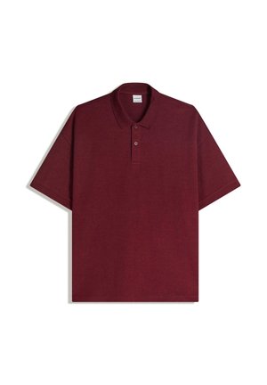 Bershka, SHORT SLEEVE  - Poloshirts - bordeaux