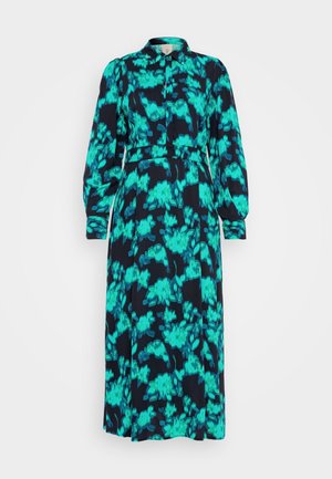 YAS YASFLAIR LONG SHIRT DRESS - Robe chemise - black