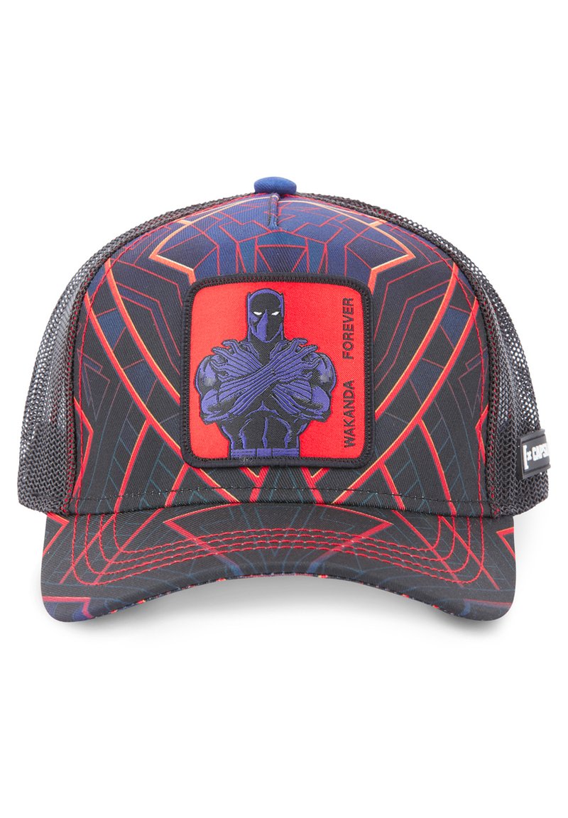 Herren Mützen | Capslab UNISEX MARVEL BLACK PANTHER TRUCKER Cap black panther red blue/blau - KA85743 Herren Mützen | Capslab UNISEX MARVEL BLACK PANTHER TRUCKER Cap black panther red blue/blau - KA85743