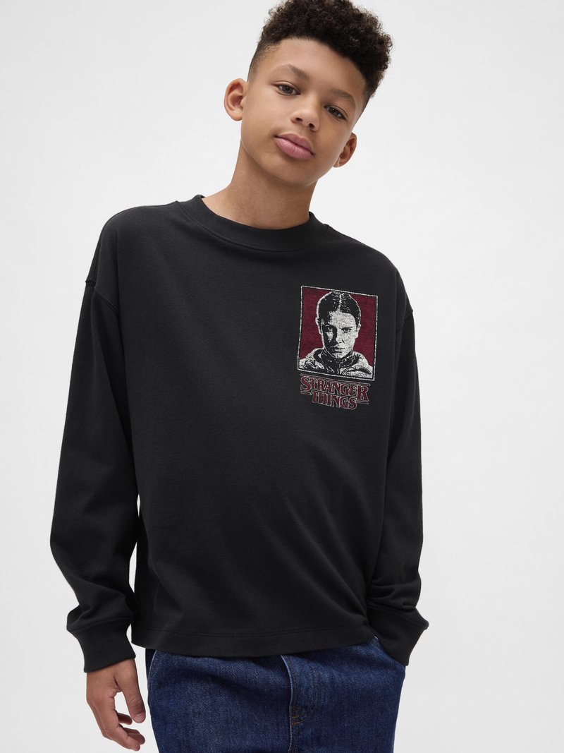 Haut Manches Longues Pour Garçon NEXT Et Meerkat Noir Taille 11 Ans - Occasion Très Bon état