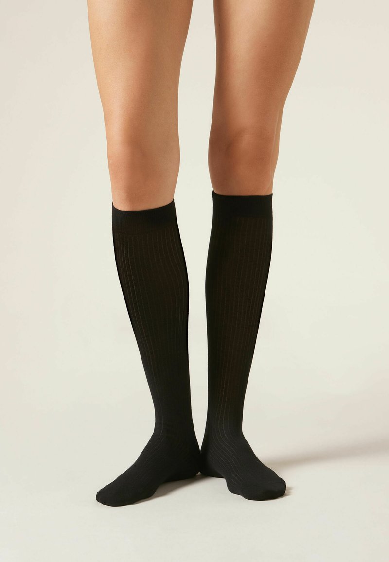 Calzedonia Knæstrømper - schwarz black