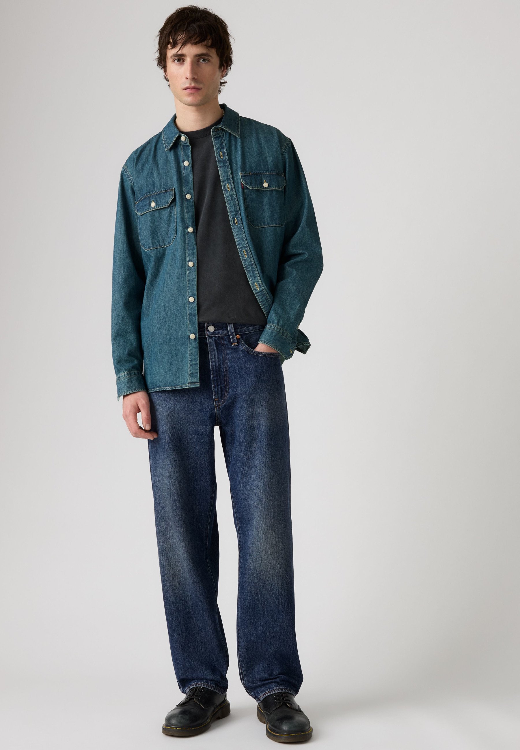 Levi's® 568® STAY LOOSE - Loose Jeans - hard rain/dark-blue denim