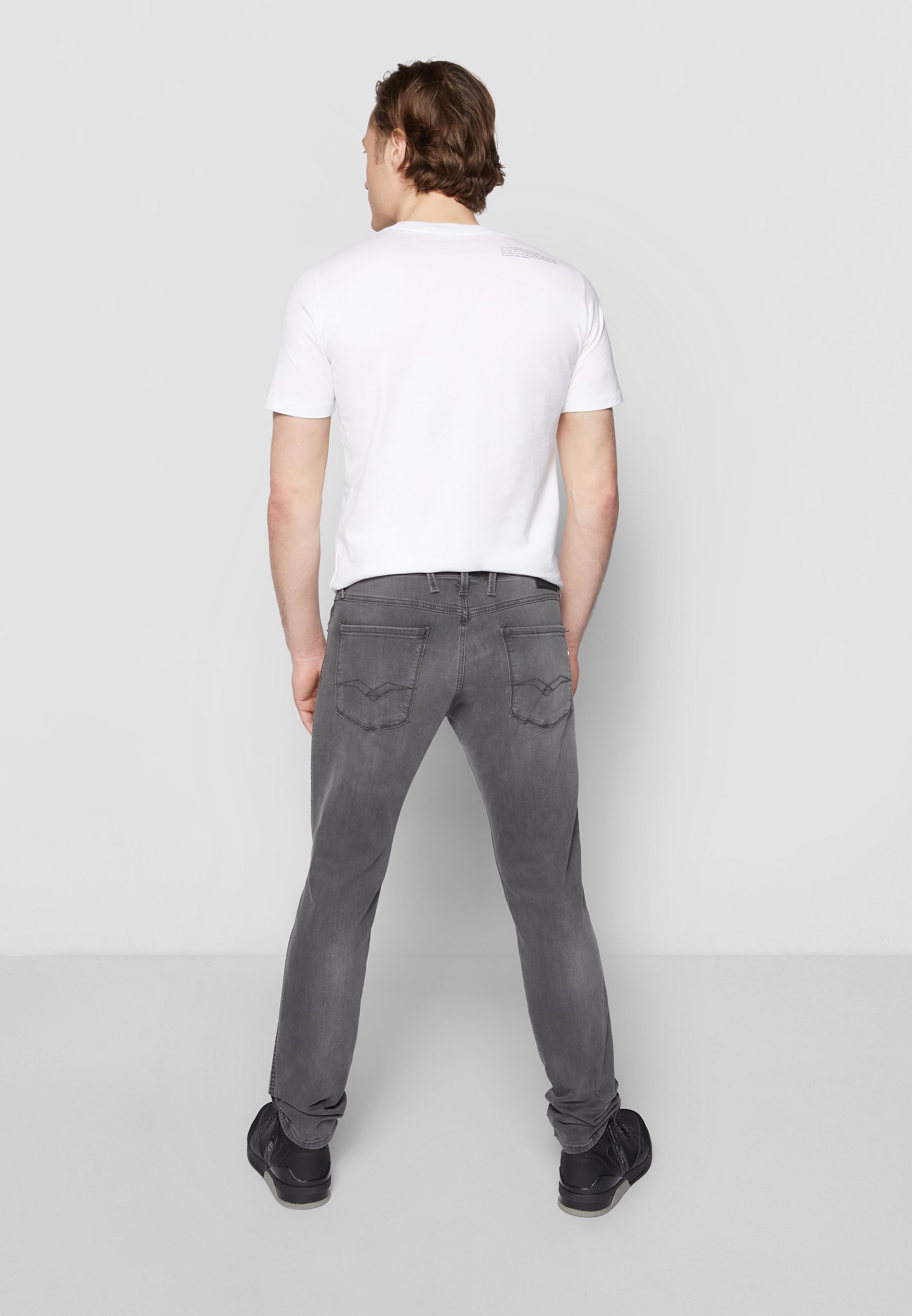 anuans Boys fit denim GREY サイズ0 アニュアンス anuans Boys fit denim （GREY） - ファッション通販