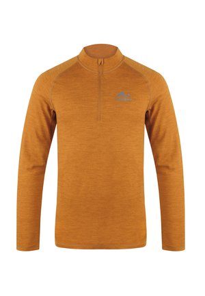 ZIP - Top s dlouhým rukávem - mustard