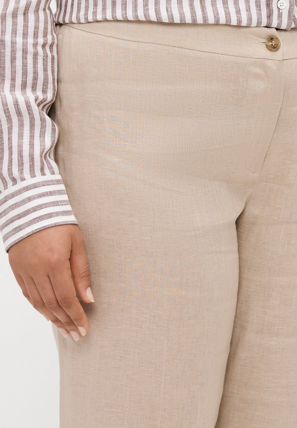 ANGOLO - Trousers - sabbia2