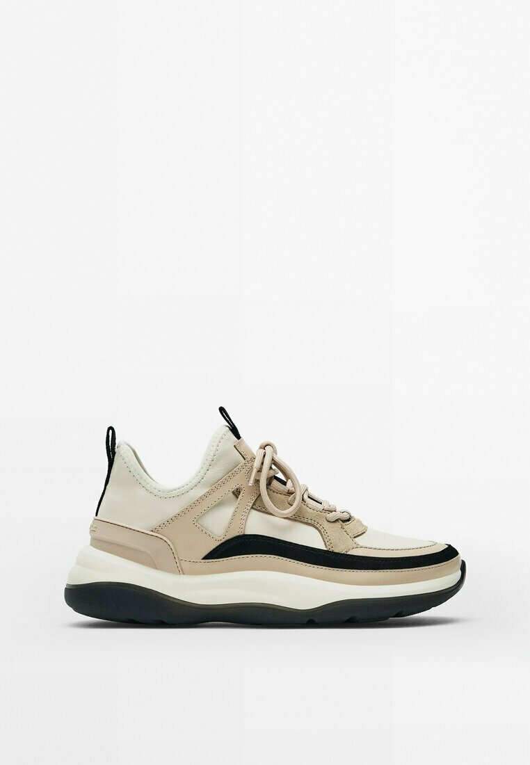 beige chanel trainers