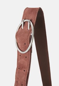 Zign LEATHER - Torba čez telo - dark brown