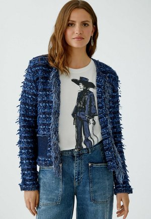 Strickjacke - dark blue