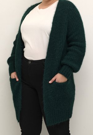 Cardigan - mottled green