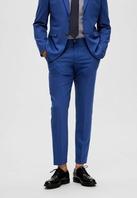 Selected Homme - SLH-NEIL NOOS - Tygbyxor - blue depths Miniatyrbild 1