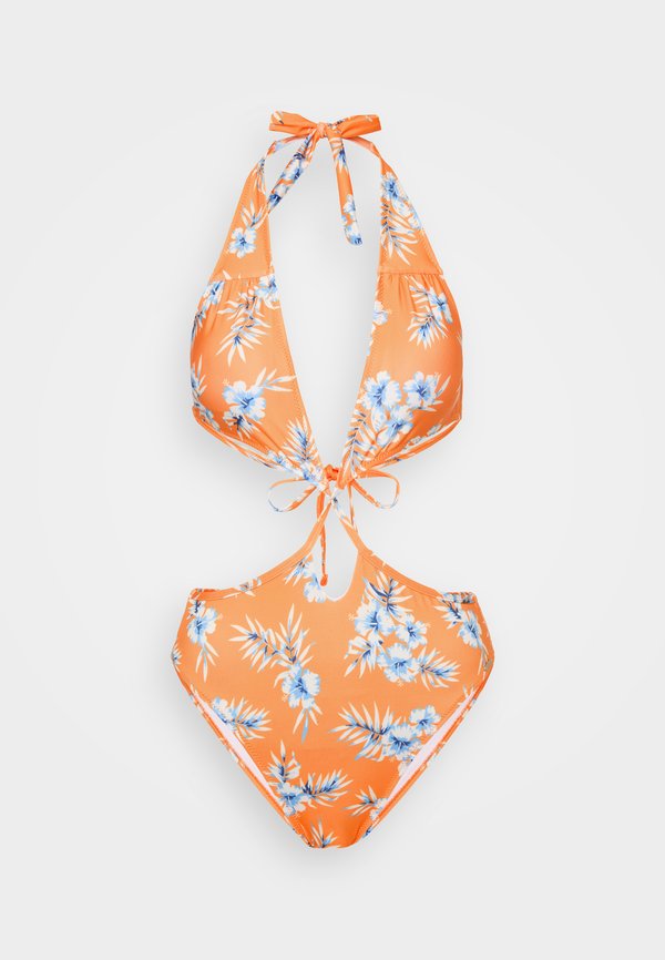 HIBISCUS SWIMSUIT - Swimsuit - orange2