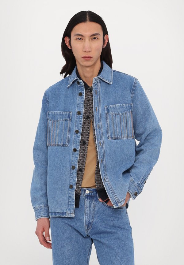 CASUAL FIT SHIRT JACKET - Denim jacket4