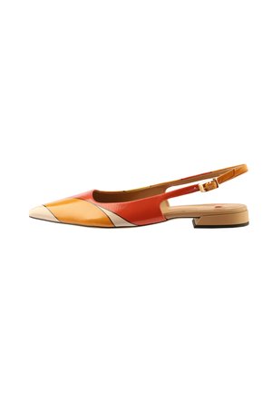 SOPHIE - Slingback ballet pumps - orange   multi