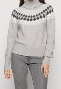 Pieces Strickpullover - off-white