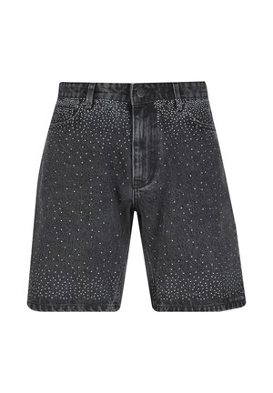 2Y Studios, HALVAN STRAIGHT - Denimové šortky - washed black