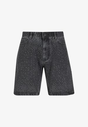 2Y Studios, HALVAN STRAIGHT - Denimshorts - washed black