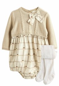 Next BLOOMER REGULAR FIT SET - Haalari - beige cream bear print